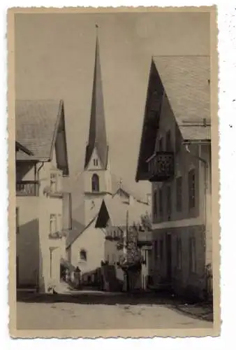 [Ansichtskarte] A 6473 WENNS / Tirol, Dorfstrasse, Blick auf die Kirche, 1940, Photo-AK. 