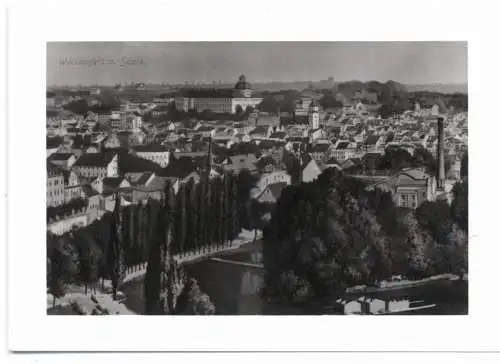 [Ansichtskarte] 0-4850 WEISSENFELS, Blick über den Ort, REPRO. 
