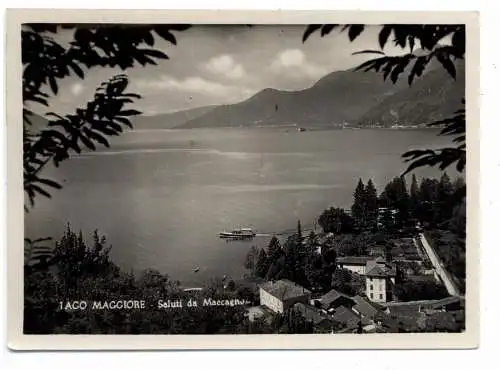 [Ansichtskarte] I 21061 MACCAGNO, Saluti da Maccagno, 1950. 