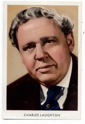 FILM STARS - CHARLES LAUGHTON, Sammelbild Walter Rau Margarinewerke Hilter