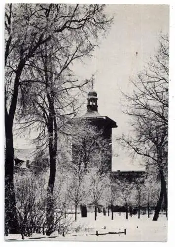 [Ansichtskarte] WESTPREUSSEN - ELBING / ELBLAG, Markttor im Rauhreif, Nachkriegskarte. 