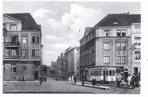 [Ansichtskarte] WESTPREUSSEN - ELBING / ELBLAG, Friedrich - Wilhelm - Platz, Blick in den Inneren Mühlendamm, Nachkriegskarte. 