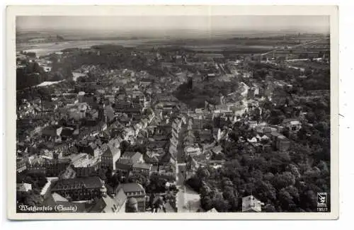[Ansichtskarte] 0-4850 WEISSENFELS, Luftaufnahme 30er jahre. 