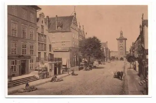 [Ansichtskarte] WESTPREUSSEN - ELBING / ELBLAG, Alter Markt um 1880, REPRO. 