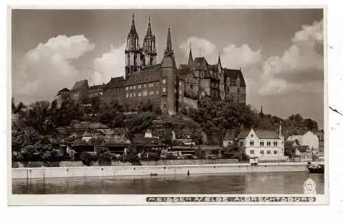 [Ansichtskarte] 0-8250 MEISSEN, Albrechtsburg und Umgebung, Archiv - Beleg. 