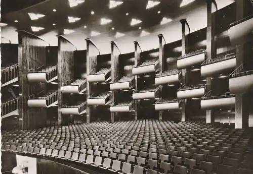[Ansichtskarte] 5000 KÖLN, Neues Opernhaus, Zuschauerraum. 