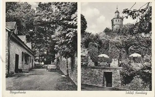 [Ansichtskarte] 5223 NÜMBRECHT, Burgschenke Schloß Homburg, Verlag Schmidt - Denklingen. 