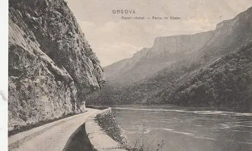 RUMÄNIEN / ROMANIA - ORSOVA, Partie im Kazan, Verlag Trenkler 1907