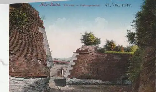 RUMÄNIEN / ROMANIA - ORSOVA, versunkene Insel Ada Kaleh, Festung
