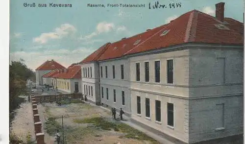 SERBIEN / SRBIJA - KEVEVARA, Kaserne, Front - Totalansicht, 1915