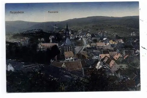 [Ansichtskarte] 6554 MEISENHEIM / Glan, Blick über den Ort, 1917. 