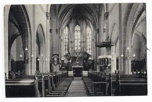 [Ansichtskarte] 4100 DUISBURG - WALSUM, Katholische Kirche, Innenansicht, 1911. 