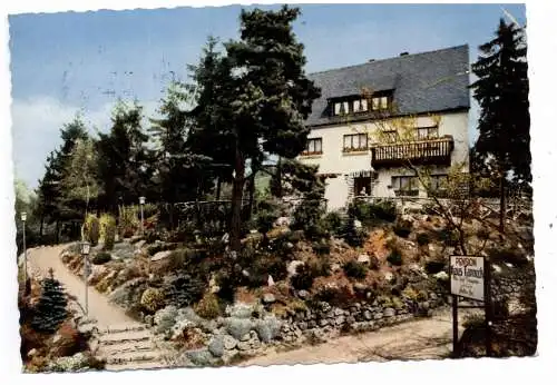 [Ansichtskarte] 5455 RENGSDORF - ROSSBACH, Pension Haus Tanneck, 1962. 