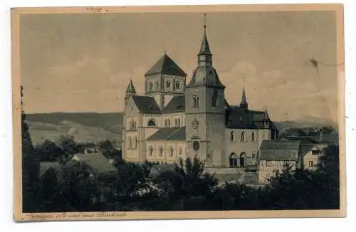 [Ansichtskarte] 5480 REMAGEN, Alte und Neue Pfarrkirche, Reichstreffen der ehemaligen Kriegsgefangenen, 1926. 