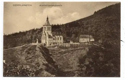 [Ansichtskarte] 5420 LAHNSTEIN - NIEDERLAHNSTEIN, Allerheligenbergkapelle, 1928. 