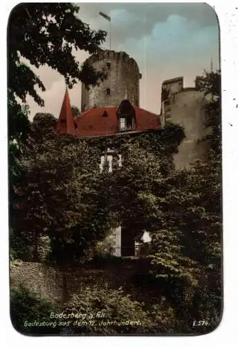 [Ansichtskarte] 5300 BONN - BAD GODESBERG,Godesburg aus dem 12. Jahrhundert, Burgrestaurant Schmitz, 1926. 