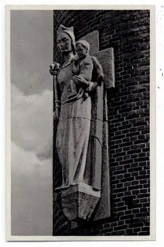 [Ansichtskarte] 5100 AACHEN, Baustein zum Wiederaufbau des Aachener Priesterseminars. 