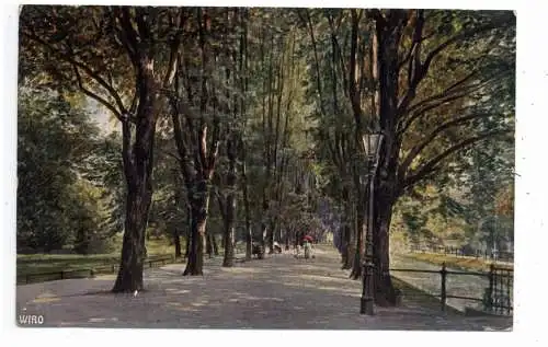 [Ansichtskarte] 4000 DÜSSELDORF, Seufzerallee, 1907. 