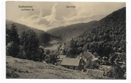 [Ansichtskarte] 5800 HAGEN - PRIOREI - RECKHAMMER im Epscheidtal, 1911. 
