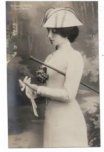 [Ansichtskarte] ZIRKUS / CIRCUS / CIRQUE HENRY, Hortense Henry, kleine Oberflächenmängel. 