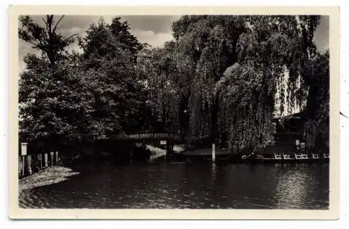 0-7550 LÜBBEN, HO-Strandcafe, 1955