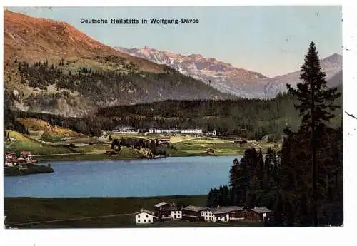 [Ansichtskarte] CH 7260 DAVOS - WOLFGANG GR, Deutsche Heilstätte, 1913. 