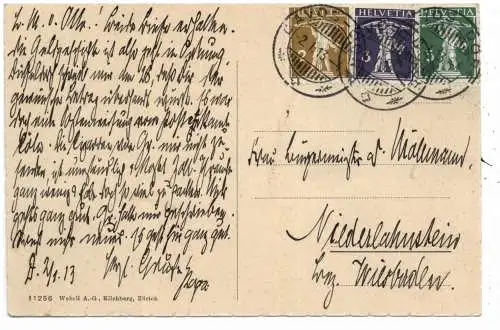 [Ansichtskarte] CH 7260 DAVOS, Eisrink, 1913. 