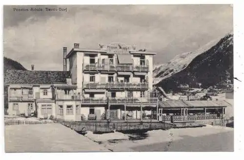 [Ansichtskarte] CH 7260 DAVOS GR, Pension Albula, 1912. 