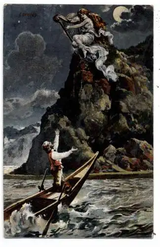[Ansichtskarte] 5422 LORELEY, Sage der Loreley. 