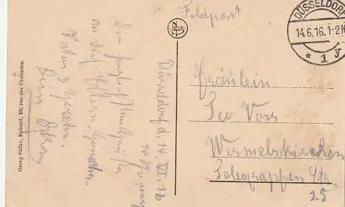 F 02500 HIRSON, Gland's Brücke, deutscher Text, Verlag Stilke / NELS, 1916