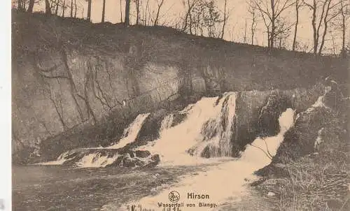 F 02500 HIRSON, Wasserfall von Blagny, deutscher Text, Verlag Stilke / NELS, 1916