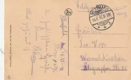 F 02500 HIRSON, Wasserfall von Blagny, deutscher Text, Verlag Stilke / NELS, 1916