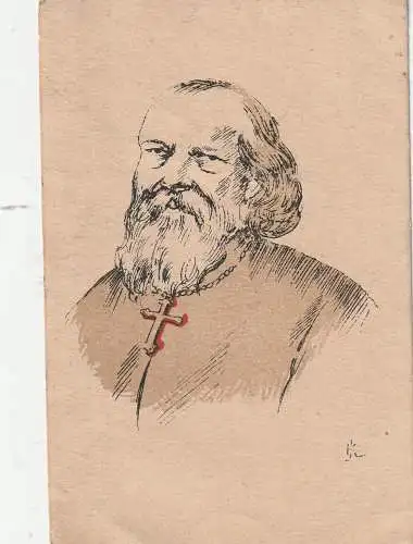 [Ansichtskarte] RUSSLAND - Orthodoxer Priester, 1915, deutsche Feldpost. 