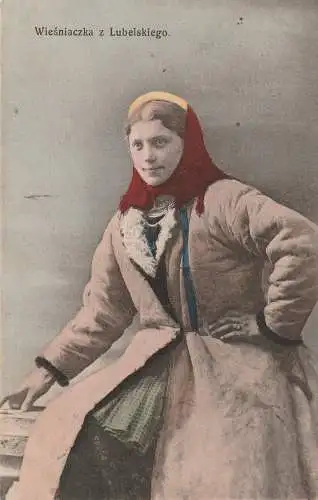 [Ansichtskarte] PL 20-001 LUBLIN, Lubliner Tracht, 1915 deutsche Feldpost. 