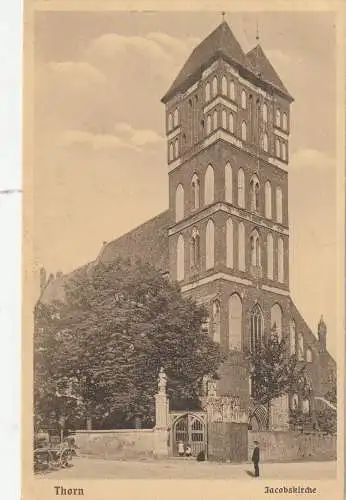 [Ansichtskarte] WESTPREUSSEN - THORN / TORUN, Jacobikirche, 1909. 