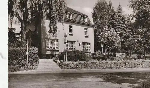 [Ansichtskarte] 5300 BONN - BAD GODESBERG, Hotel / Pension / Cafe Wiesenau, 1959. 