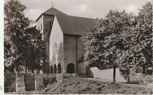 [Ansichtskarte] 4018 MONHEIM, Katholische Pfarrkirche, 1961. 