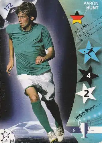 FUSSBALL - WERDER BREMEN - AARON HUNT, Champions League 2007, Panini