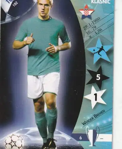 FUSSBALL - WERDER BREMEN - IVAN KLASNIC, Champions League 2007, Panini