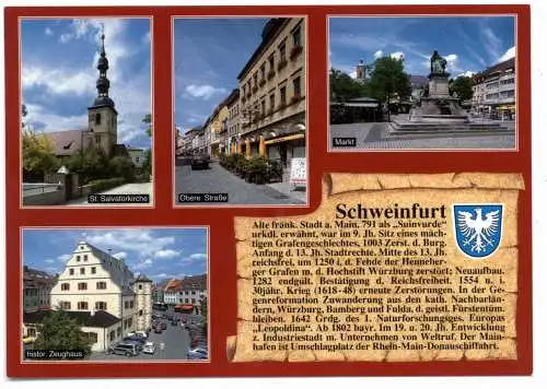 8720 SCHWEINFURT, Chronik - AK