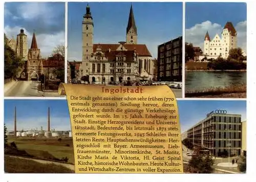 [Ansichtskarte] 8070 INGOLSTADT, Chronik - AK. 