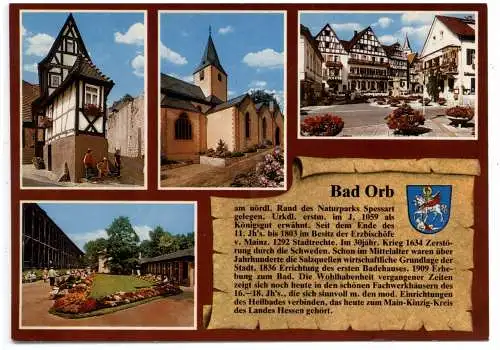 [Ansichtskarte] 6482 BAD ORB, Chronik - AK. 