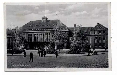 [Ansichtskarte] 0-6500 GERA, Südbahnhof, 1942, Verlag: W. Sch. in G. 