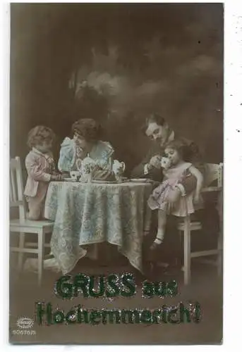 [Ansichtskarte] 4100 DUISBURG - HOCHEMMERICH, Gruss aus.... Familientafel. 