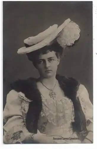 [Ansichtskarte] MONARCHIE - DEUTSCHLAND, Prinzessin Sophie Charlotte von Oldenburg / Ehefrau von Eitel Friedrich von Preußen. 