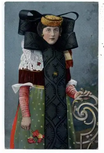 [Ansichtskarte] VÖLKERKUNDE / ETHNIC -Schaumburg - Lippische Landestracht, 1916. 