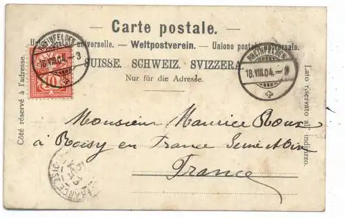 [Ansichtskarte] CH 4310 RHEINFELDEN AG, Hotel des Salines, 1904. 