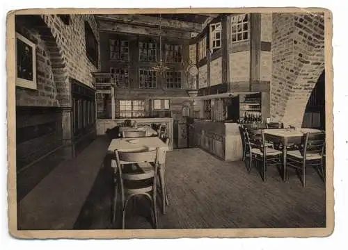 [Ansichtskarte] 5000 KÖLN, Altkölner Weinzapferhaus "Em Langen Büggel", Buttermarkt, 193... 