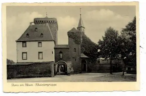 [Ansichtskarte] 4047 DORMAGEN - ZONS, Rheintorgruppe. 