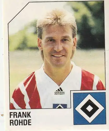 FUSSBALL - HSV - FRANK ROHDE, Fussball 93, Panini